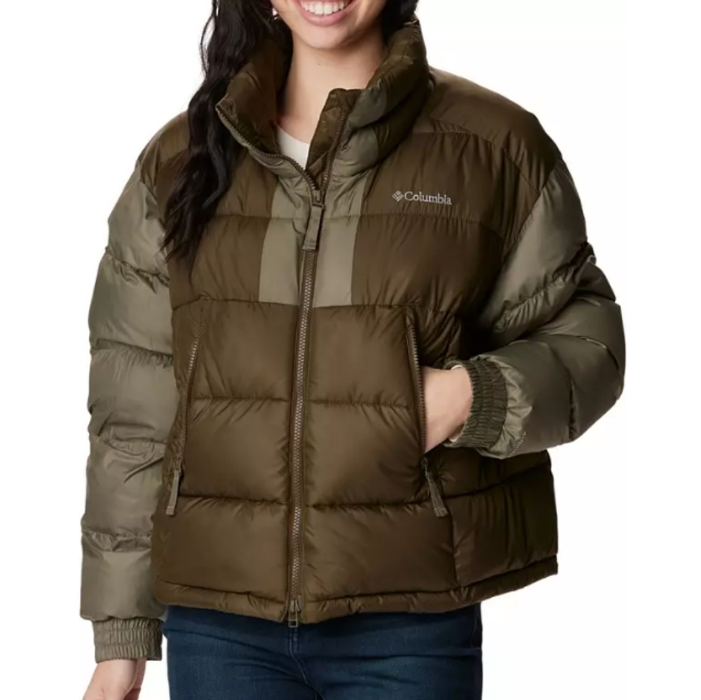 Columbia Pike Lake Cropped puffy jacket Omni heat tech